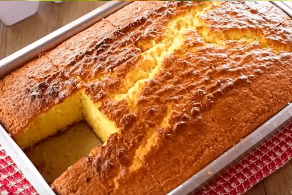 Bolo de Maizena com Fuba